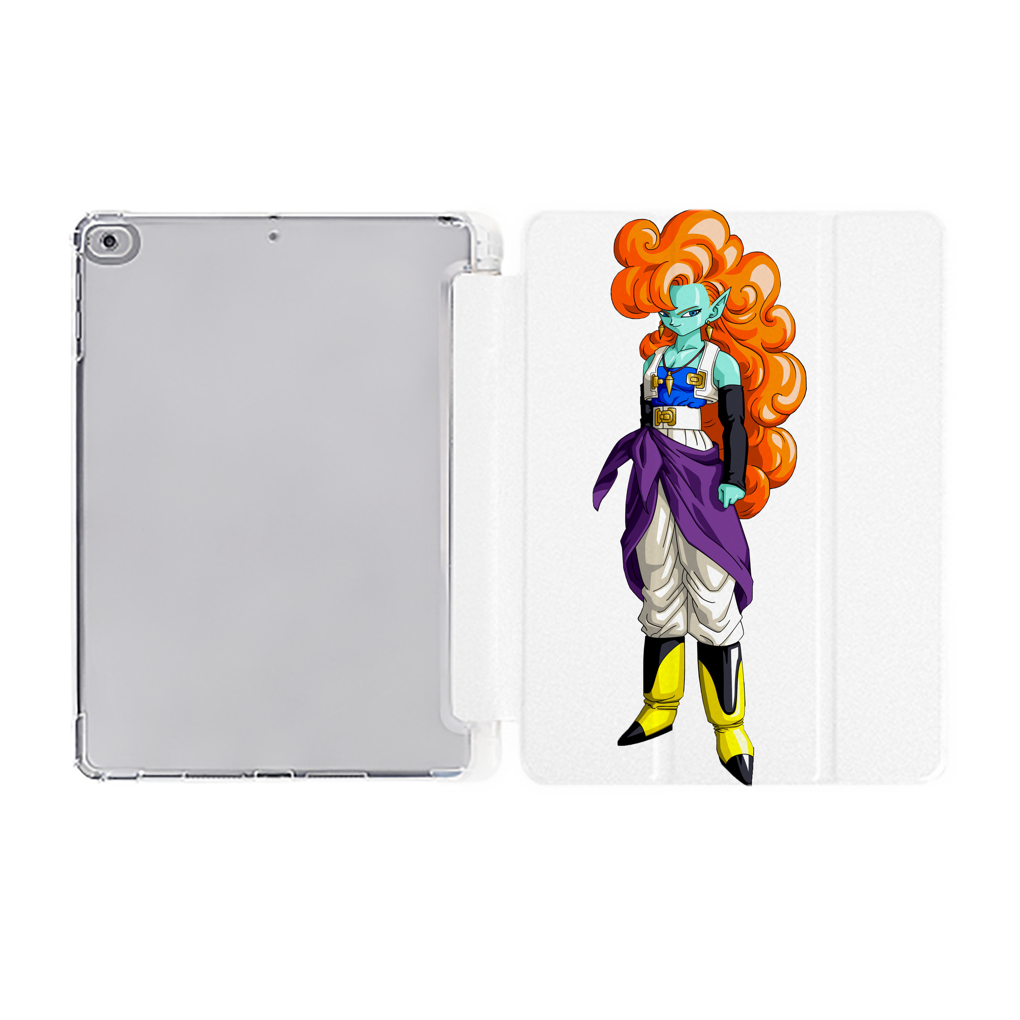 （画像用） ドラゴンボール DRAGON BALL IPad ケース ペン収納付き 三つ折りスタンド PUレザー×シリコン 対応機種9.5/10.5/10.9インチ